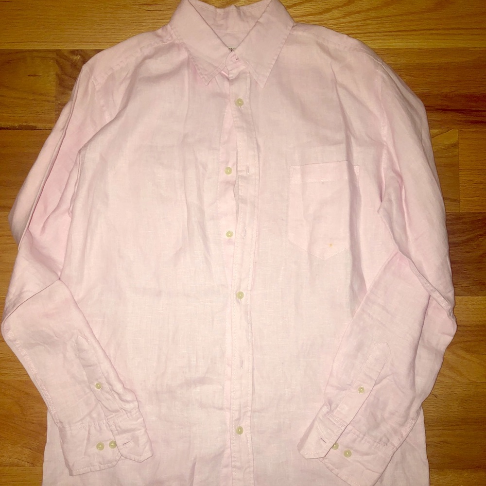 Merona Pink Button Up Summer Shirt